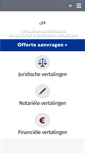 Mobile Screenshot of juridischvertaalbureau.nl