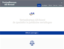Tablet Screenshot of juridischvertaalbureau.nl